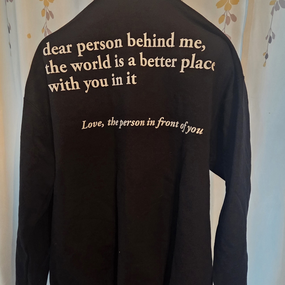 You Are Enough Hoodie, Dear Person Behind Me Hoodie Men Women, SIZE LARGE - Picture 7 of 7